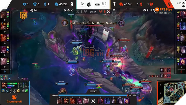 Knight bất ngờ cướp được Baron