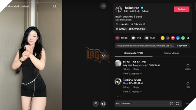 Trần Hà Linh là ai? Nữ TikToker với Tham Vọng trong Cuộc Đua Vươn Lên “Top 1” 5