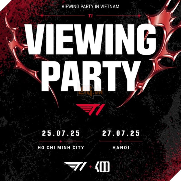 Sự kiện Viewing Party được tổ chức bởi đối tác chính thức của T1 tại Việt Nam