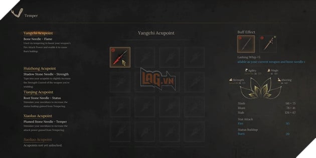 Bone Needle mặc định trong Wuchang: Fallen Feathers