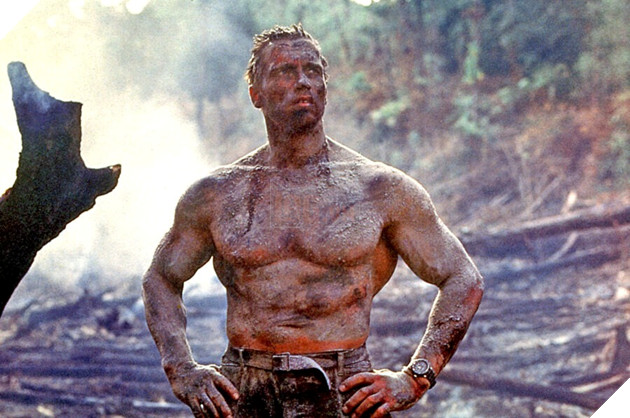 Hình ảnh về Arnold Schwarzenegger trong phim Predator