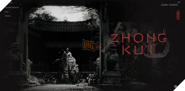 Menu giới thiệu Black Myth: Zhong Kui từ Game Science
