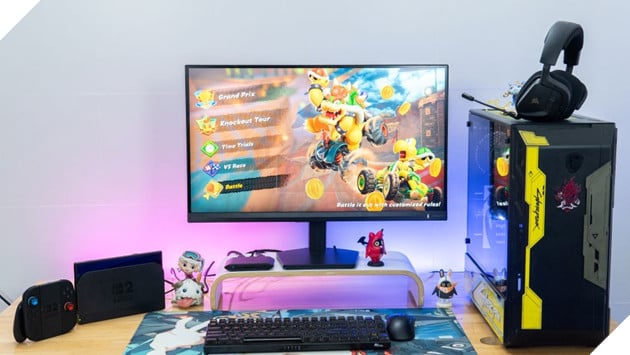 Trải nghiệm game trên Switch 2 cùng combo đỉnh cao Elgato 4K X và Corsair Void Wireless V2