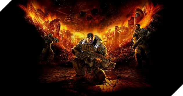Hình ảnh về game Gear of War.