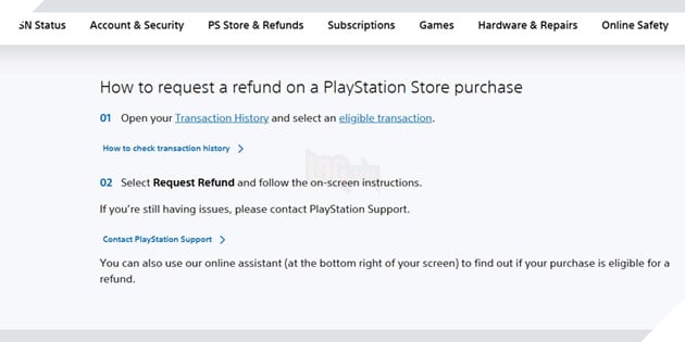 Sau Hàng Chục Năm, Cuối Cùng PlayStation Store Cũng Đơn Giản Hóa Quy Trình Hoàn Tiền 2