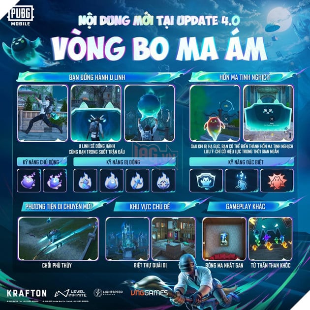 Trải Nghiệm Thế Giới Ma Ám Rùng Rợn Tại PUBG MOBILE Phiên Bản Mới 4.0 2