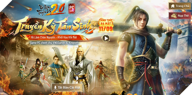 Võ Lâm Truyền Kỳ 2.0 PC Chính Thức Ra Mắt: Sống Lại Thanh Xuân, Giữ Trọn Tinh Thần Võ Lâm
