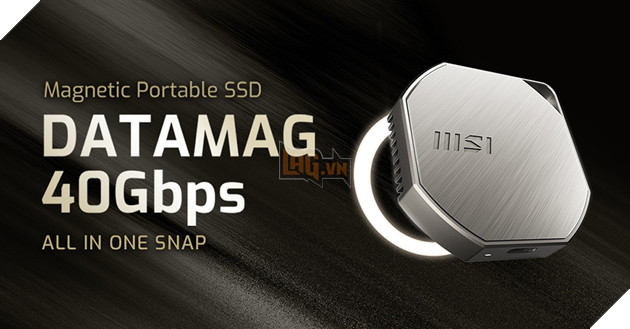MSI nâng cấp SSD di động gắn nam châm với tốc độ USB4 40Gbps