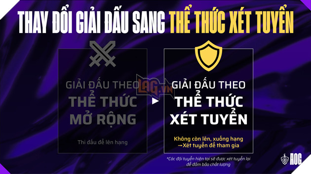 Đấu Trường Danh Vọng Công Bố Thay Đổi Lớn: Chuyển Sang Giải Đấu Theo Thể Thức Xét Tuyển Từ Mùa Xuân 2026
