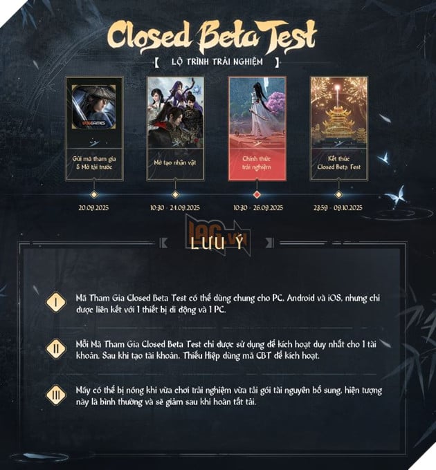 Nghịch Thủy Hàn: Hướng dẫn sử dụng Key Closed Beta đặc biệt trải nghiệm game sớm nhất 2
