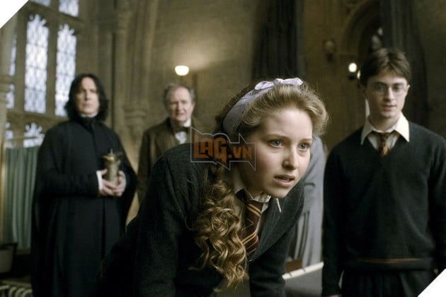Hình ảnh về nữ diễn viên Jessie Cave trong phim Harry Potter.