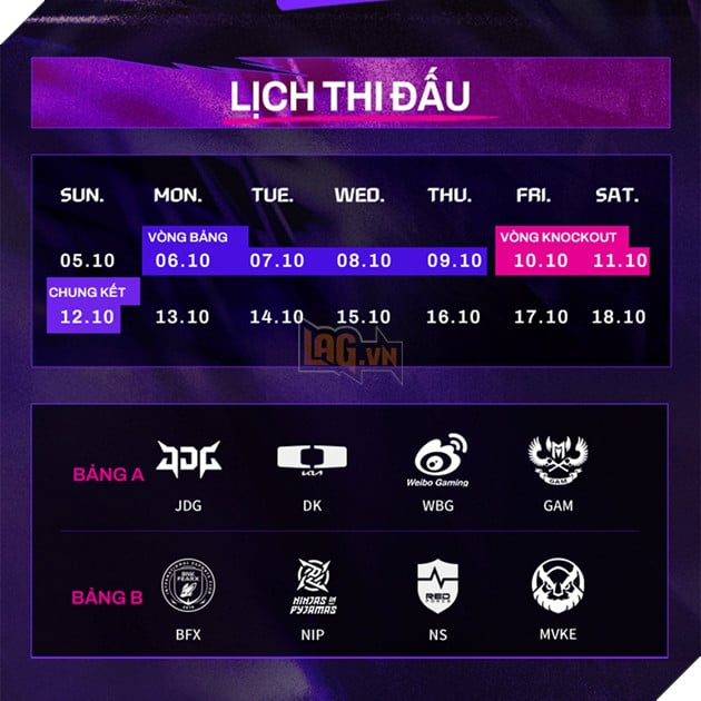 LMHT: Lịch Thi Đấu Chính Thức ASI 2025, Lộ Diện Các Đối Thủ Của GAM và MVKE