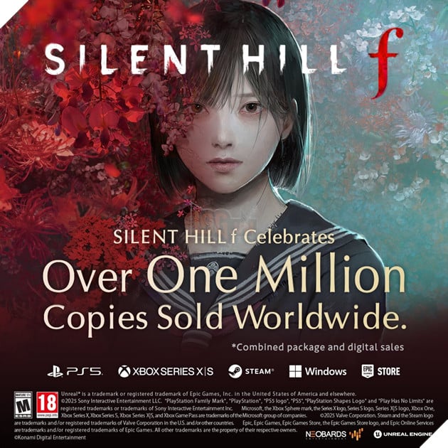 Silent Hill f bùng nổ doanh số, vượt mặt Silent Hill 2 Remake trong ngày đầu phát hành