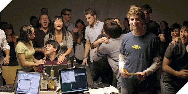 Hình ảnh trong phim The Social Network.