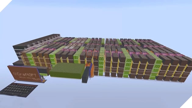 Game thủ xây dựng phiên bản ChatGPT hoạt động bên trong Minecraft bằng 439 triệu khối 2