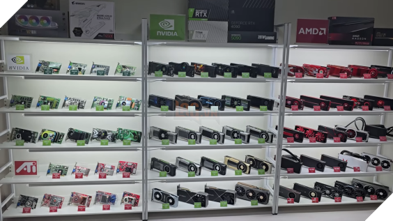 Ngỡ ngàng trước bộ sưu tập GPU vô giá từ NVIDIA và AMD kéo dài ba thập kỷ