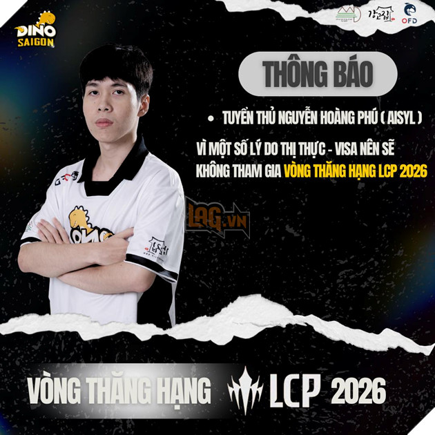 LCP 2025: Những Cập Nhật Chính Thức Về Đội Hình Thi Đấu Thăng Hạng Của Saigon Dino 3