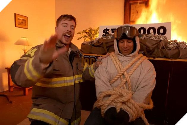 MrBeast lên tiếng bảo vệ việc “nhốt người trong tòa nhà cháy” để giành 500.000 USD