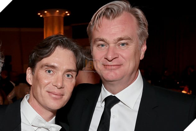 Hình ảnh nhà làm phim Christopher Nolan và diễn viên Cillian Murphy.