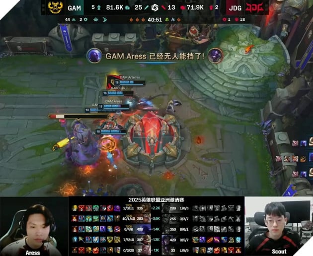 ASI 2025: GAM Tạo Địa Chấn Trước JD Gaming, Levi Bùng Nổ Khi Gặp Lại Người Quen