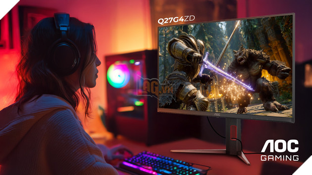 AOC Gaming Q27G4ZD - Dòng màn hình gaming QD-OLED tầm trung chính thức mở bán với ưu đãi khủng 2