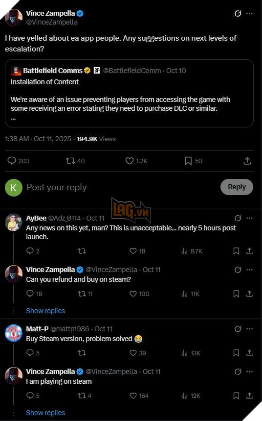 Giám Đốc Game Battlefield 6 Bất Ngờ Lên Tiếng Kêu Gọi Người Chơi Chuyển Qua Steam 2
