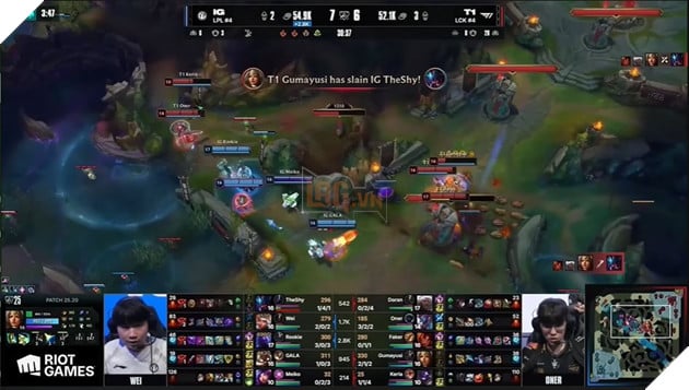 CKTG 2025: Đánh Bại Invictus Gaming, T1 Tiếp Tục Hành Trình Bảo Vệ Ngôi Vương 3