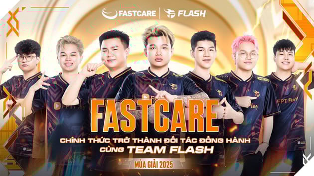 Fastcare Chính Thức Trở Thành Đối Tác Đồng Hành Của Team Flash Năm 2025