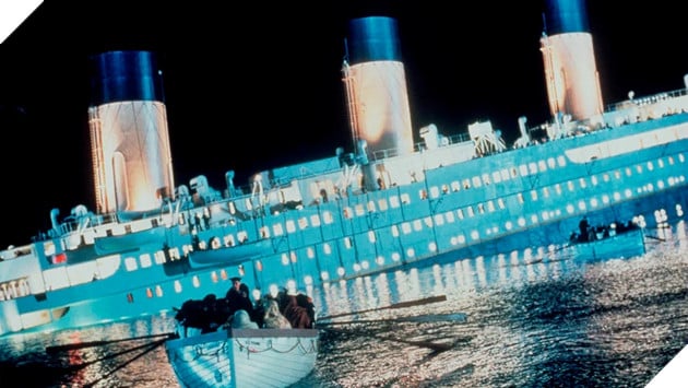 Hình ảnh trong bộ phim kinh điển Titanic (1997).