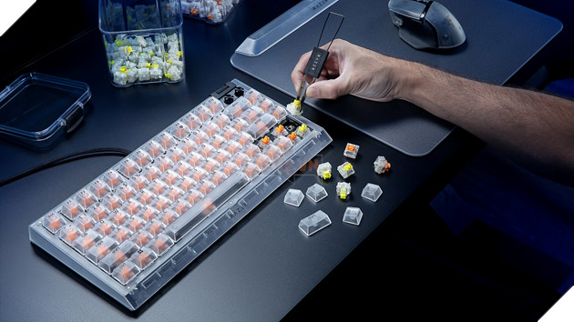 Razer ra mắt bộ sưu tập “Phantom White” bán trong suốt cho phụ kiện chơi game