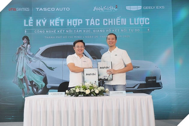 VNGGames và Tasco Auto ký kết hợp tác chiến lược công bố ra mắt Game Nghịch Thủy Hàn và Geely trở thành nhà tài trợ chính thức