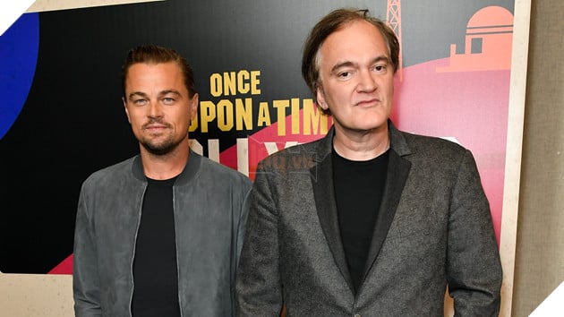 Hình ảnh về đạo diễn Quentin Tarantino và diễn viên Leonardo DiCaprio.