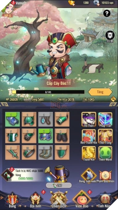 3Q Nghịch Chuyển Thời Không Game Tam Quốc Trồng Đào Xưng Đế Chính Thức Ra Mắt 7