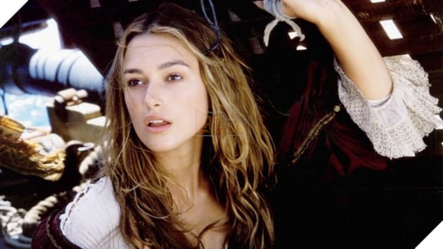 Hình ảnh nữ diễn viên Keira Knightley trong Love Actually trong loạt phim Pirates of the Caribbean.