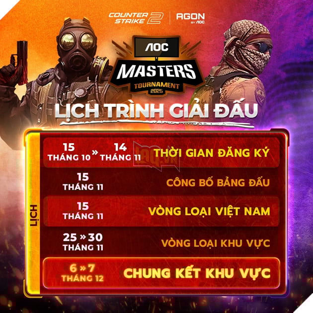 AOC Master 2025 Đã Trở Lại Cùng Tựa Game CS2 Đình Đám Với Tổng Giải Thưởng Lên Đến 20.000$ 5