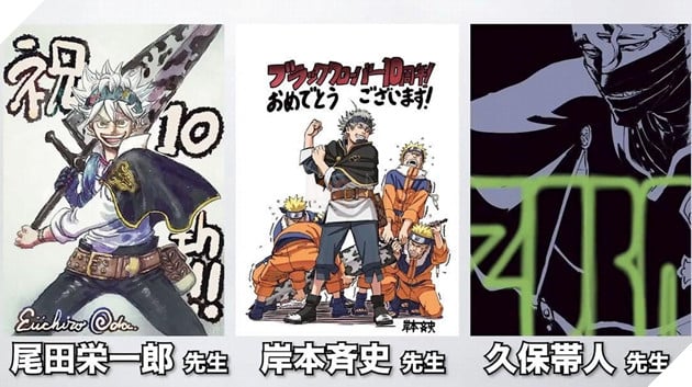 Black Clover Kỷ Niệm 10 Năm với Bộ Tranh Kỷ Niệm từ Các Huyền Thoại Manga 2