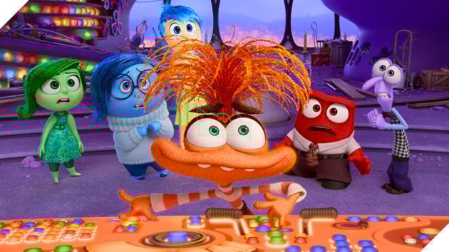 Hình ảnh nhân vật Lo Âu trong phim hoạt hifh Inside Out.