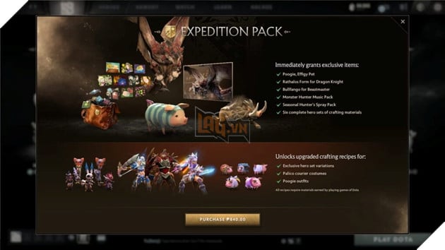 DOTA 2 Bất Ngờ Công Bố Hợp Tác Cùng Thương Hiệu Monster Hunter 4