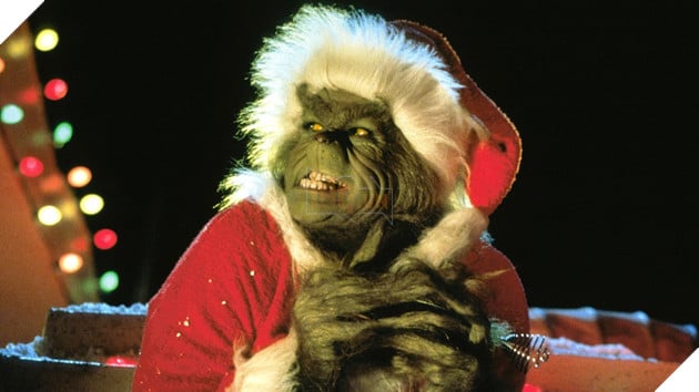 Hình ảnh sao nam Jim Carrey trong phim The Grinch.