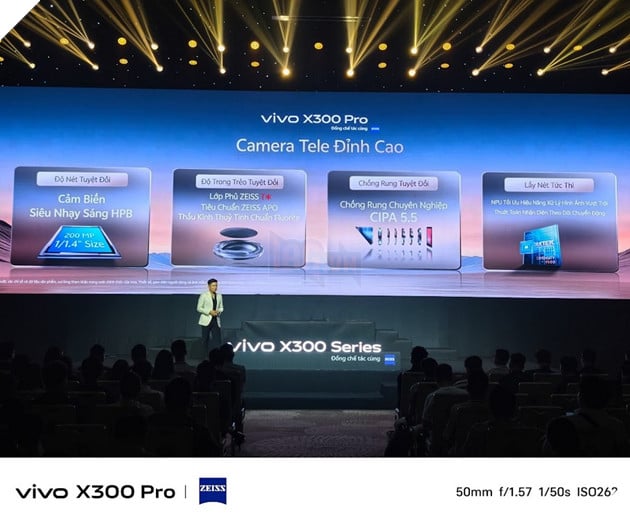Vivo X300 Series ra mắt tại Việt Nam: Bộ đôi vua camera ZEISS 200MP thiết lập tiêu chuẩn mới trong kỷ nhiếp ảnh di động  2