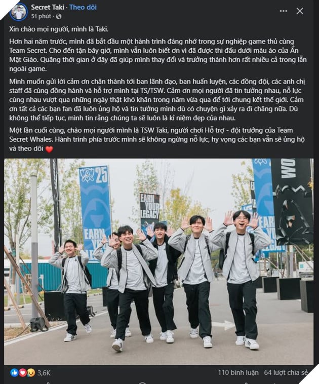 LMHT: Team Secret Whales Chia Tay Hai Nhân Tố Quan Trọng Trước Mùa Giải Mới 3