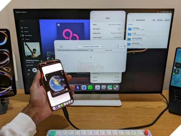iPhone 17 Pro Max bị hack để chạy iPadOS: Lộ khả năng hoạt động như máy Mac khi kết nối màn hình ngoài
