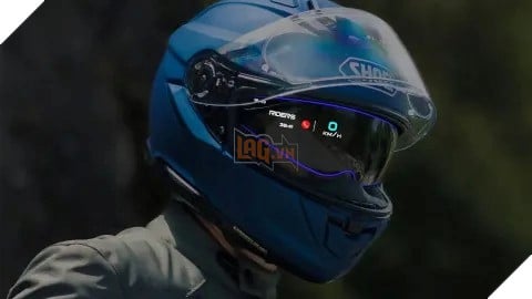 Shoei ra mắt mũ bảo hiểm tích hợp HUD thực tế tăng cường, hiển thị tốc độ, map... trên kính