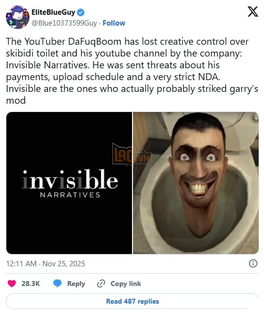 Skibidi Toilet rơi vào vòng xoáy pháp lý: Cha đẻ bị mất quyền kiểm soát loạt phim