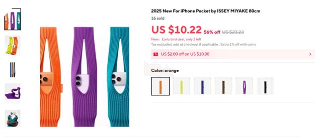 iPhone Pocket vừa ra mắt đã có hàng nhái: Giá chỉ 10 USD, rẻ hơn 93% so với bản chính hãng 2