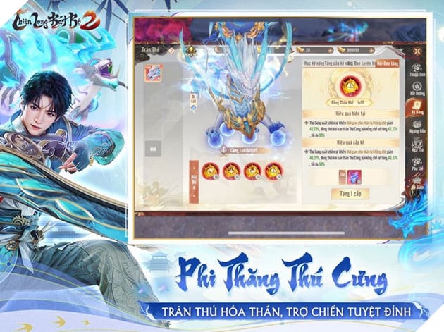 Thiên Long Bát Bộ 2 VNG đem đến tính năng Phi Thăng Thú Cưng - Biến PET thành Thần Thú bậc Đỏ 4