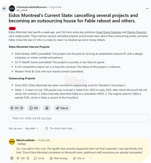 Hé Lộ Tin Đồn Về Một Dự Án Game Dues Ex Mới Đã Bị Hủy Bỏ Trước Khi Công Bố 3