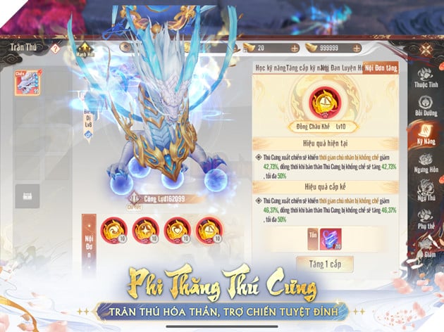 Phi Thăng Thú Cưng là một tính năng mới quan trọng của Big Update kỳ này.