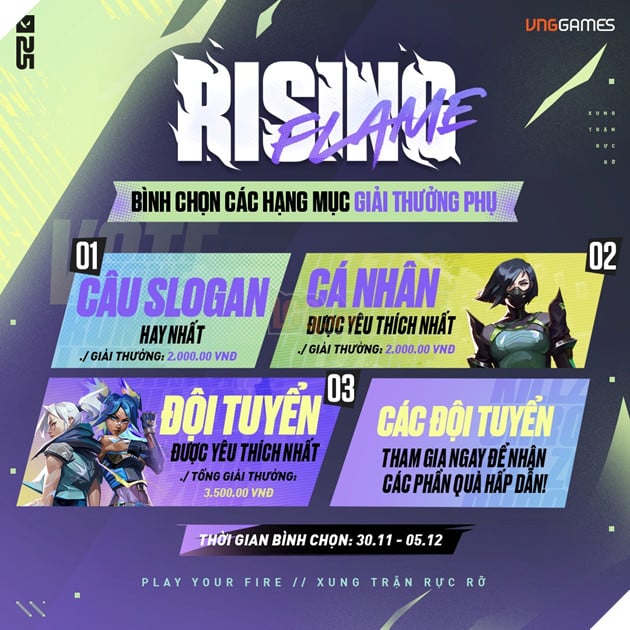 Những Bóng Hồng Hứa Hẹn Tỏa Sáng Tại Giải Đấu VALORANT Rising Flame