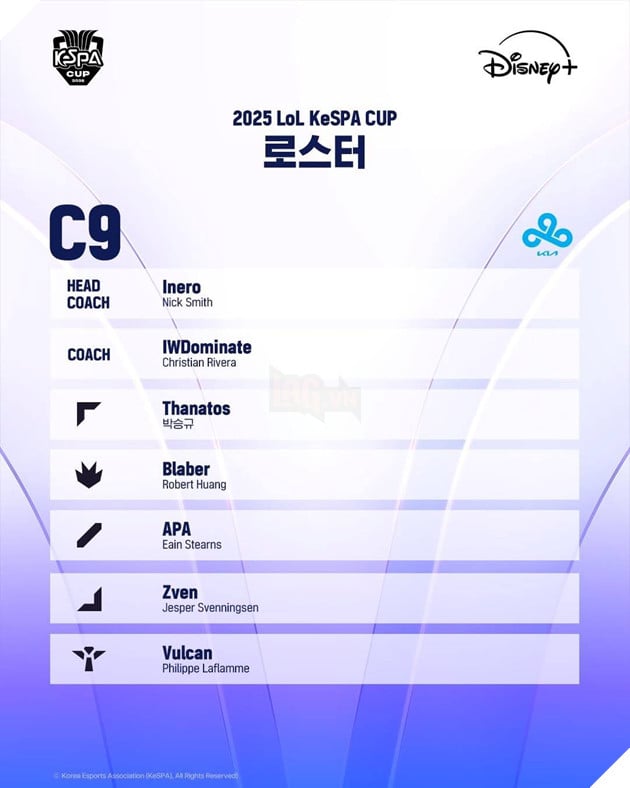 KeSPA Cup 2025: Danh Sách Chính Thức Của Các Đội Tuyển Tham Gia Giải Đấu Off-Season 14